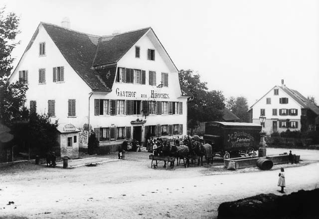 Fuhrwerk am Schwamendingerplatz